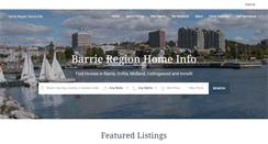 Desktop Screenshot of barrieregionhomeinfo.com