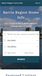 Mobile Screenshot of barrieregionhomeinfo.com